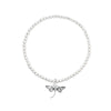 Sterling Silver Dragonfly Charm Bracelet
