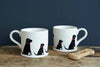 Mischievous Mutts Dog Mug - Black Labrador