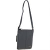 Leather Crossbody Handbag - Black