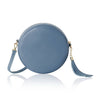 Italian Handmade Genuine Leather Circle Bag with Tassel