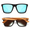 FORRESTERS Blue Reflective Lens l Walnut Arms
