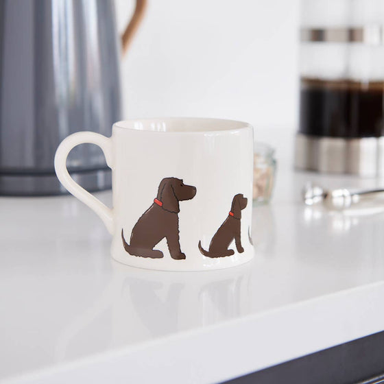 Mischievous Mutts Dog Mug - Cocker Spaniel (Chocolate)