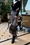 Italian Premium Suede Fringe Shoulder Crossbody Bag