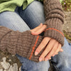 Alpaca Stretchy Fingerless Mittens