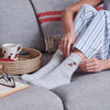 Dog Walking Socks - Springer Spaniel (Liver & White)