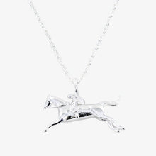  STERLING SILVER RACING HORSE NECKLACE