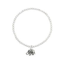  Beautiful 925 Silver Elephant Charm Bracelet