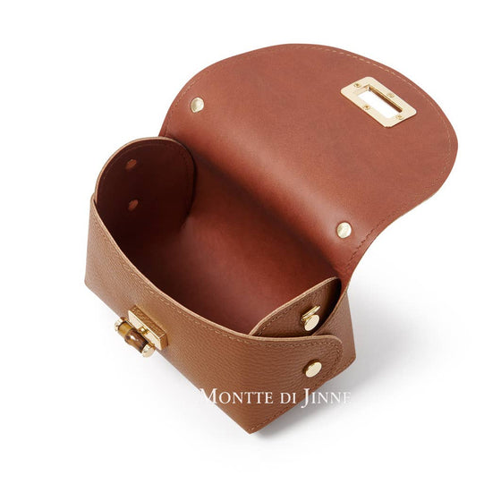 Chic Mini Top-Handle – Italian Handmade Leather Crossbody