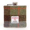 6oz Harris Tweed Hip Flask - MacLeod Tartan