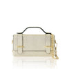 Italian Genuine Leather Mini Box Bag –Top-Handle & Crossbody