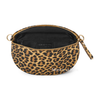 Italian Leather Leopard Print Crossbody Bum Bag