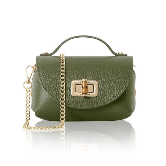 Chic Mini Top-Handle – Italian Handmade Leather Crossbody