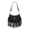 Italian Premium Suede Fringe Shoulder Crossbody Bag