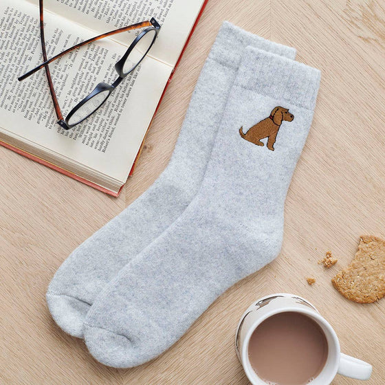 Dog Walking socks -  Cocker Spaniel (Golden)