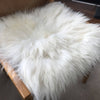British Sheepskin Seat Cover Ivory Cream White
