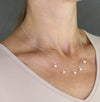 Freshwater Pearl 5 & Silver Necklace