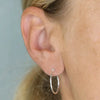 Sterling Silver Sleeper Earring Hoop