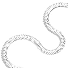  Sterling Silver Oval Snake Chain