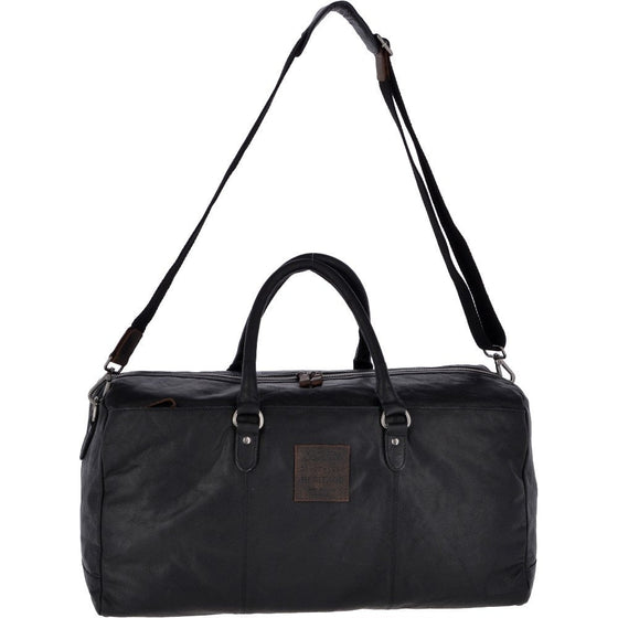 Leathers Mens Holdall - Black