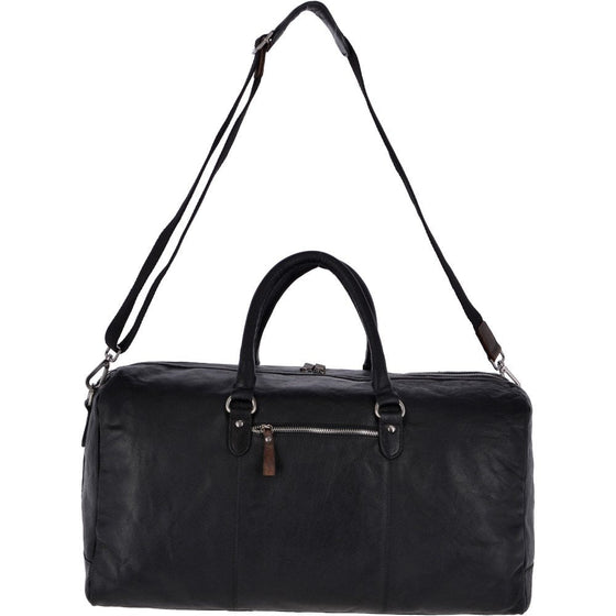 Leathers Mens Holdall - Black