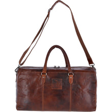  Leather Mens Holdall -Tan