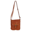 Leather Handbag Crossbody - Tan