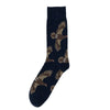 Navy Flying Grouse Socks  Socks - Adult