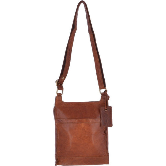 Leather Handbag Crossbody - Honey