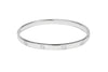 Cartier Inspired  Solid Sterling Silver Bangle