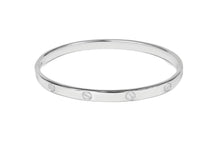  Cartier Inspired  Solid Sterling Silver Bangle
