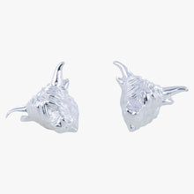  Sterling Silver Highland Cow Earrings