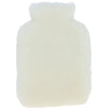 Luxury Sheepskin Hot Water Bottle Cover with Bottle - Ivory