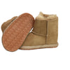 Toddler Sheepskin Slipper Boots - Mink