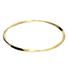  18ct Gold Plated Gentle Twist Bangle