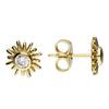 18ct Gold Plated Sun Earrings