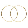 14ct Gold Plated Hinged Hoop Earrings