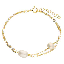  14ct Yellow gold plate Freshwater Pearls