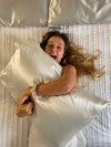 Luxury Pure Silk Pillow Case - IVORY