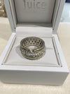 Gold & Sterling Silver Multi layer Spinning Ring