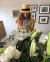 Summer Fedora Straw Hat - Brown