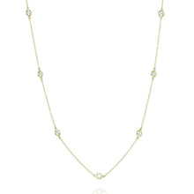  18ct Gold Plated Crystal Necklace