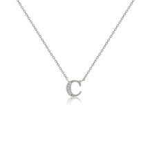  Sterling Silver Initial "C" Necklace