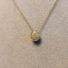 14ct Gold Plated Teardrop Pendant Necklace