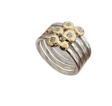  9ct Gold & Silver Ring