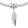 Angel Feather Sterling Silver Bracelet
