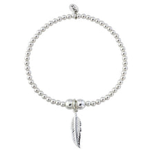  Angel Feather Sterling Silver Bracelet