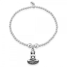  Buddha Sterling Silver Bracelet