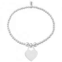  Precious Heart Sterling Silver Bracelet