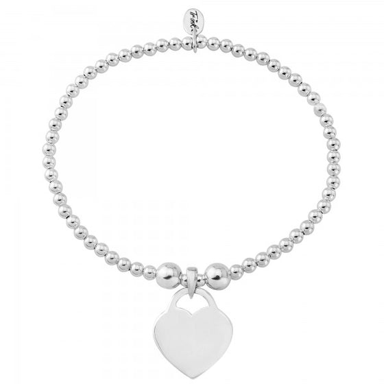 Precious Heart Sterling Silver Bracelet