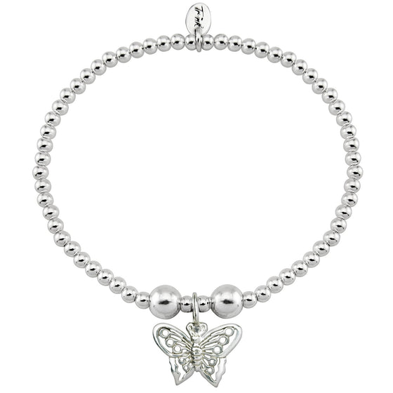 Butterfly Sterling Silver Bracelet